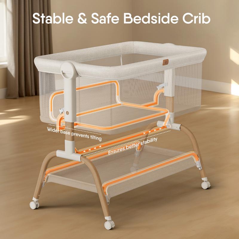 BabyBond - 3 in 1 Baby Bassinet Bedside Sleeper