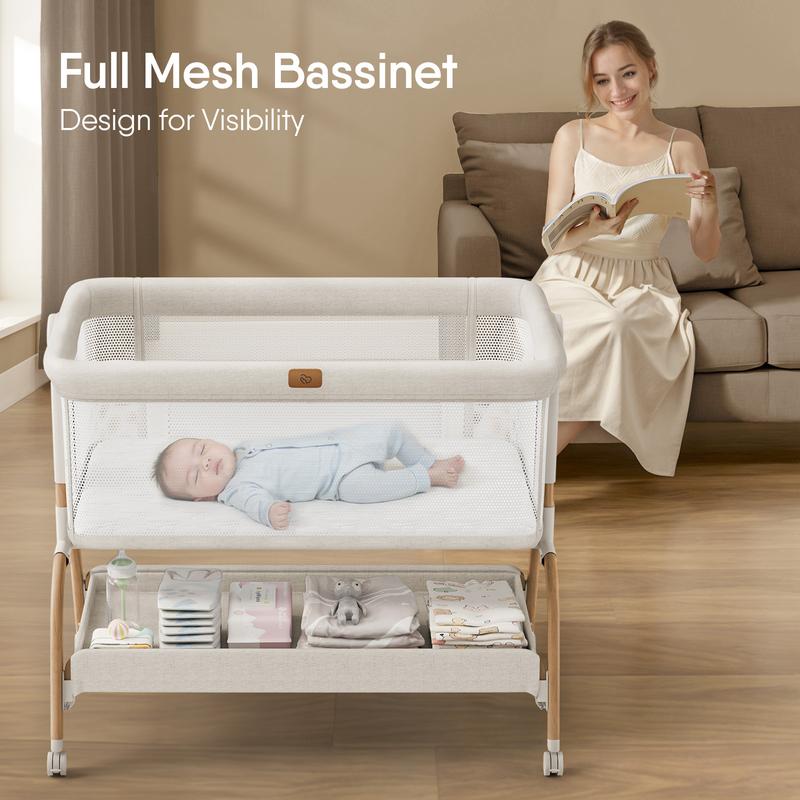 BabyBond - 3 in 1 Baby Bassinet Bedside Sleeper